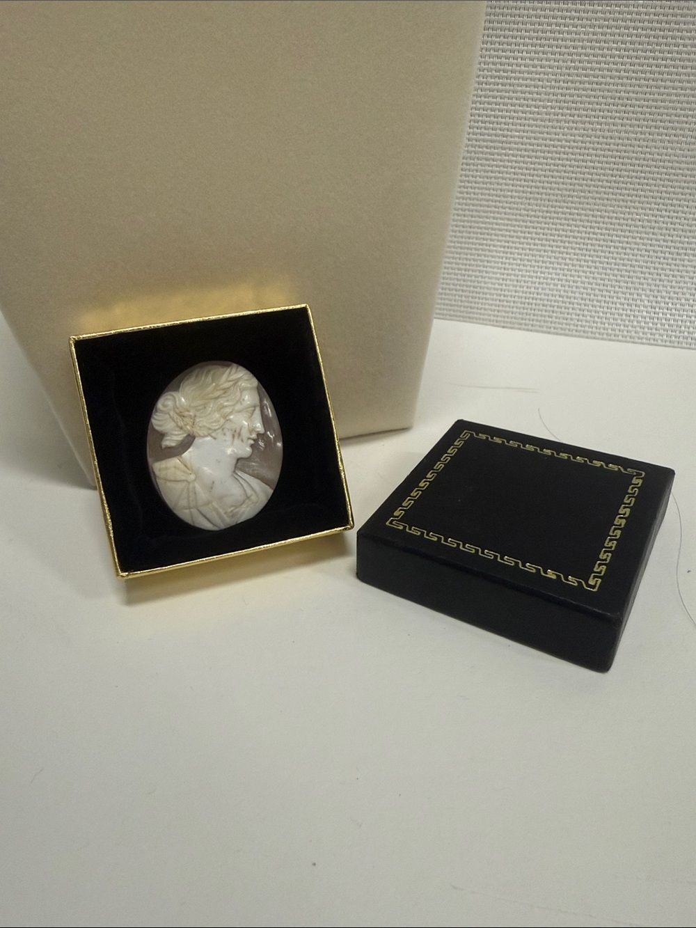 Vintage Victorian Era Carved Shell Cameo Demeter